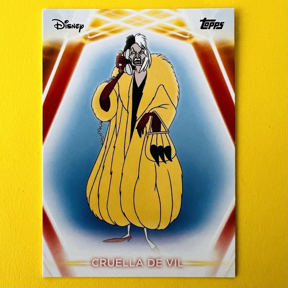 2026 Topps Disney Neon Cruella De Vil #183 Disney Base Card